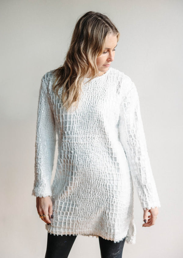 arlo-dear-john-carol-foil-dress-white-opal-velvet