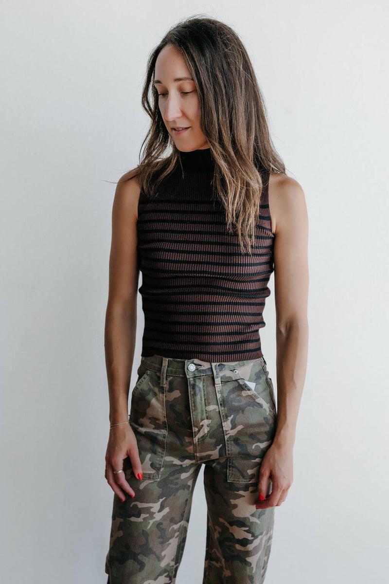 arlo-mocha-striped-turtleneck-tank