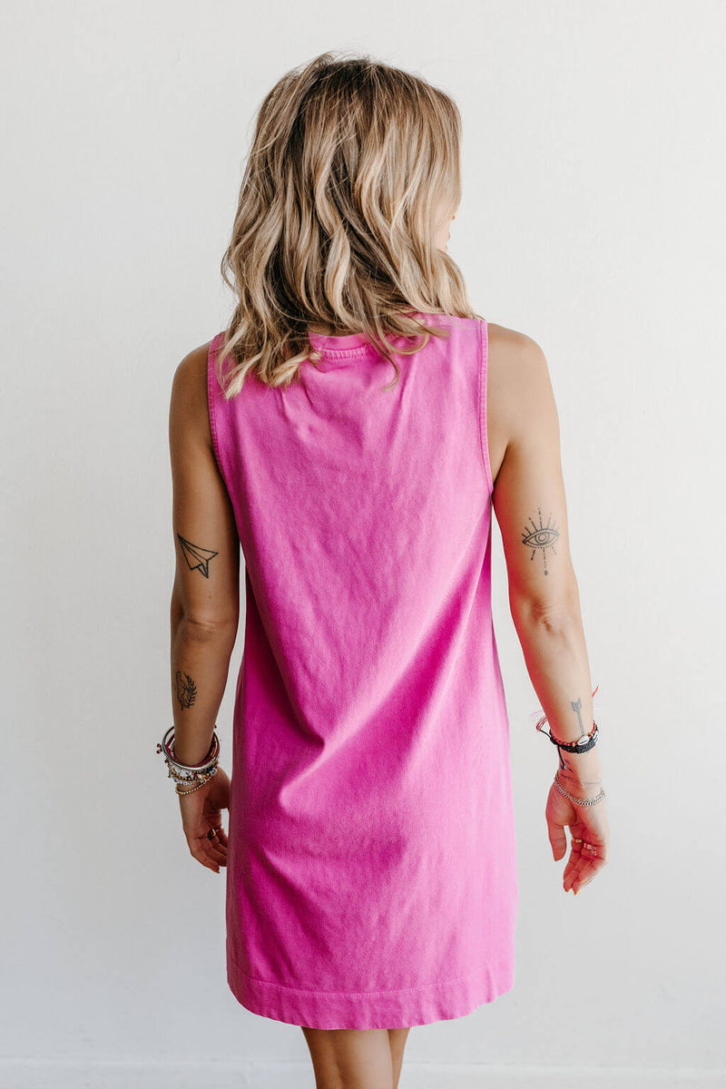 Z Supply Sloane Dress in Island Pink