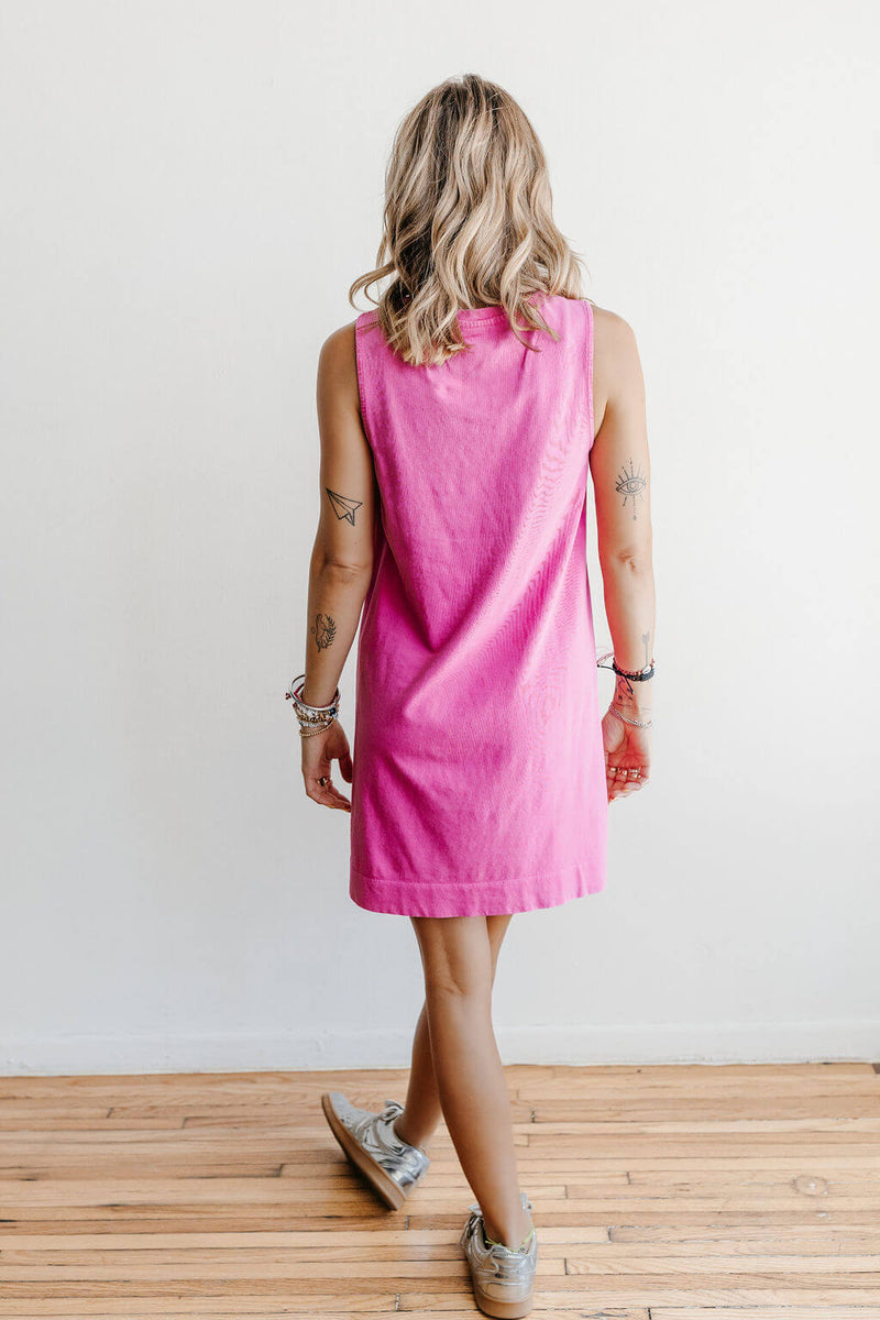 Z Supply Sloane Dress in Island Pink