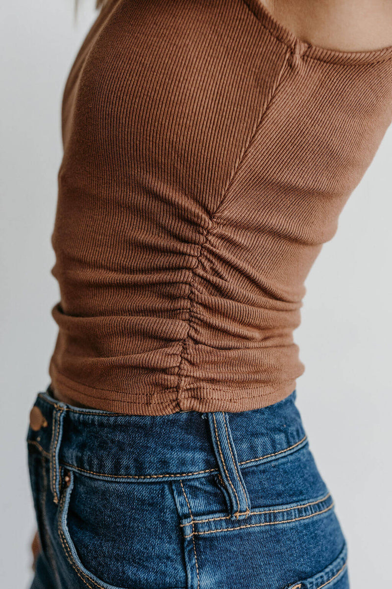 arlo-ronan-mock-neck-ruche-tan