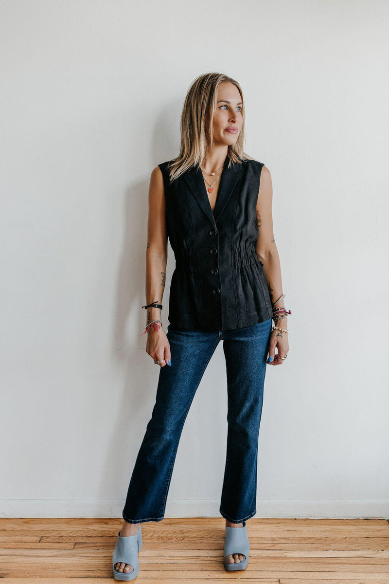 arlo-black-cinched-waist-vest