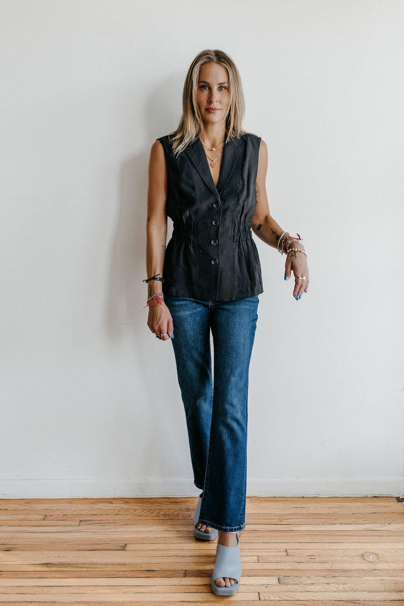 arlo-black-cinched-waist-vest