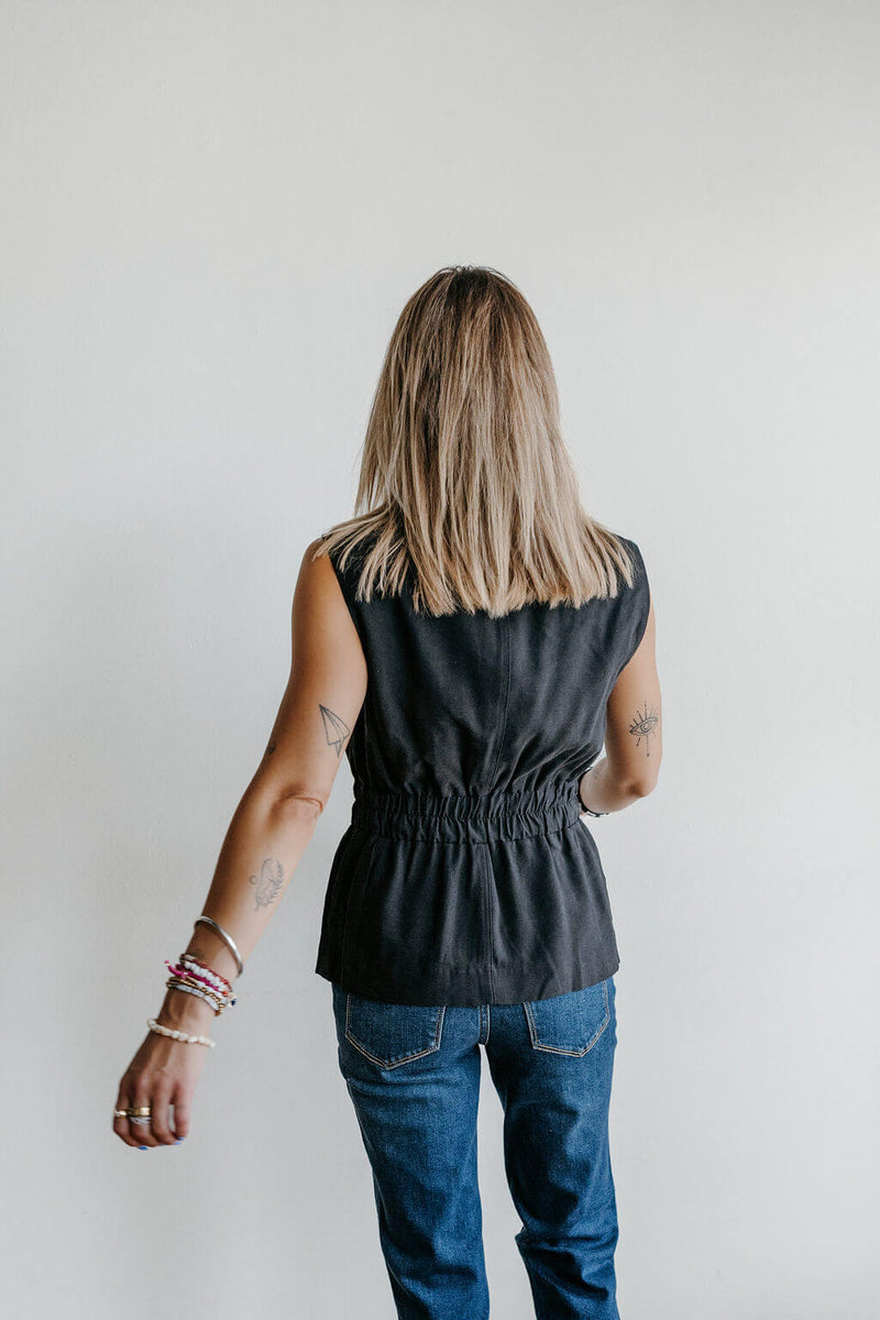 arlo-black-cinched-waist-vest