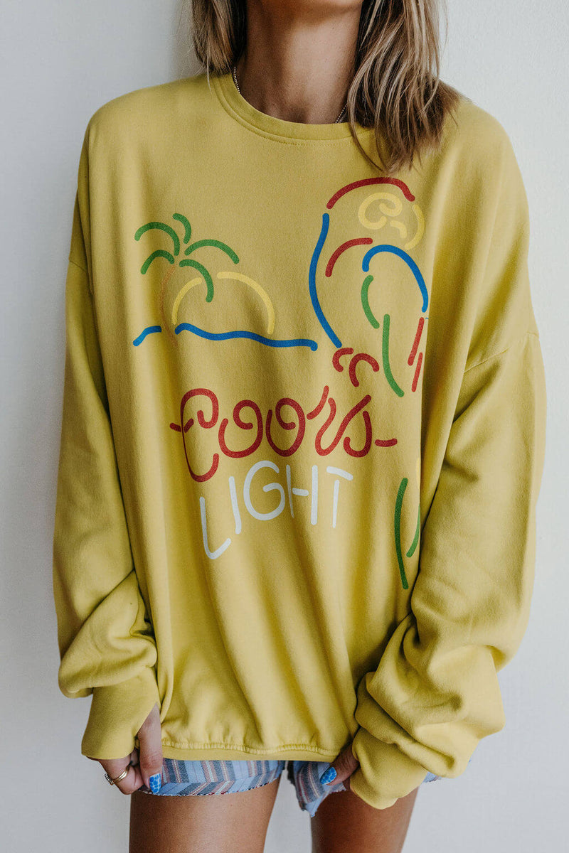 arlo-laundry-room-polly-wants-a-coors-light-pullover-vintage-neon-yellow