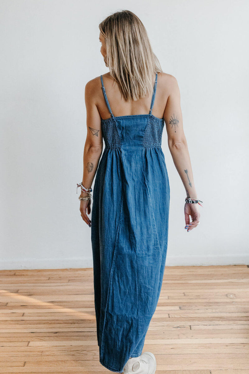 Z Supply Angel Eyes Denim Midi Dress – Shop Arlo