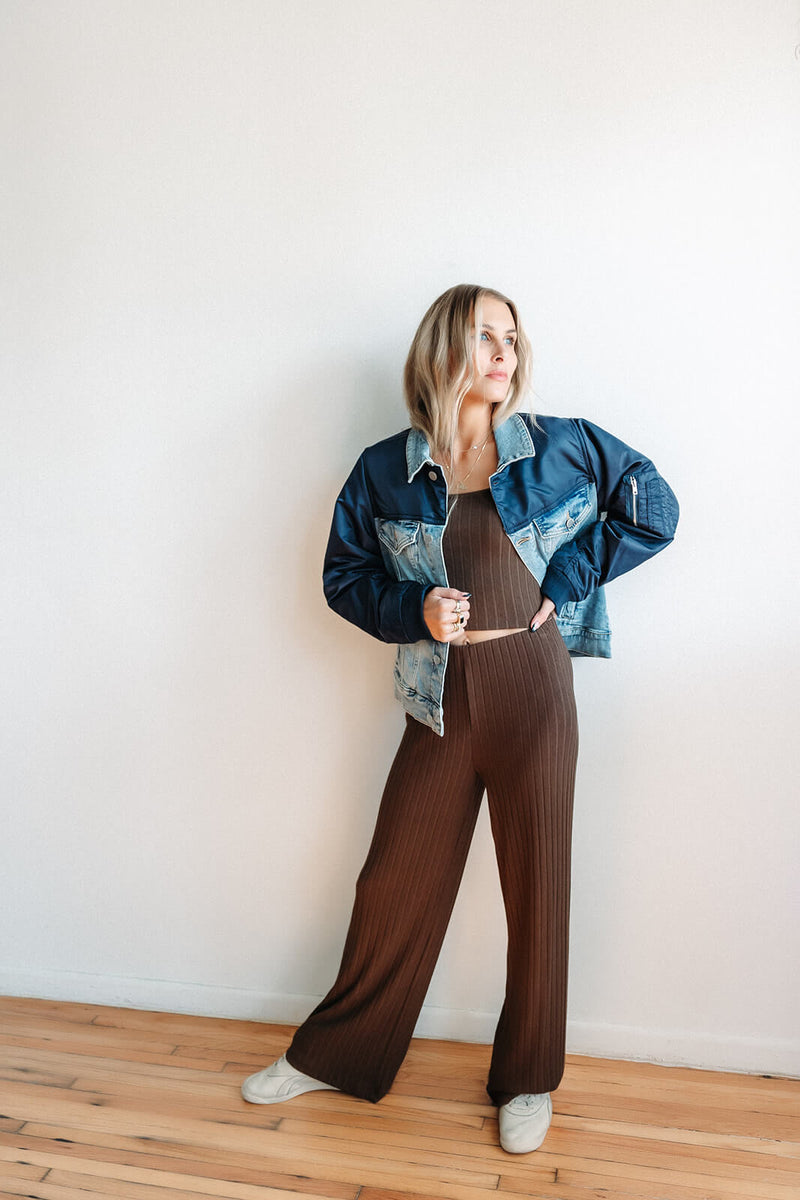 The Tie Back One Piece - Khaki Crimp – It's Now Cool US