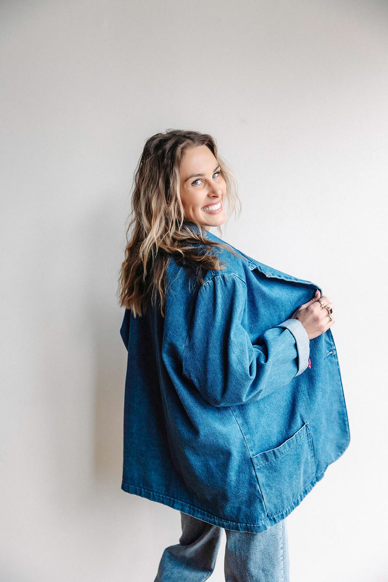 Vintage Denim Blazer