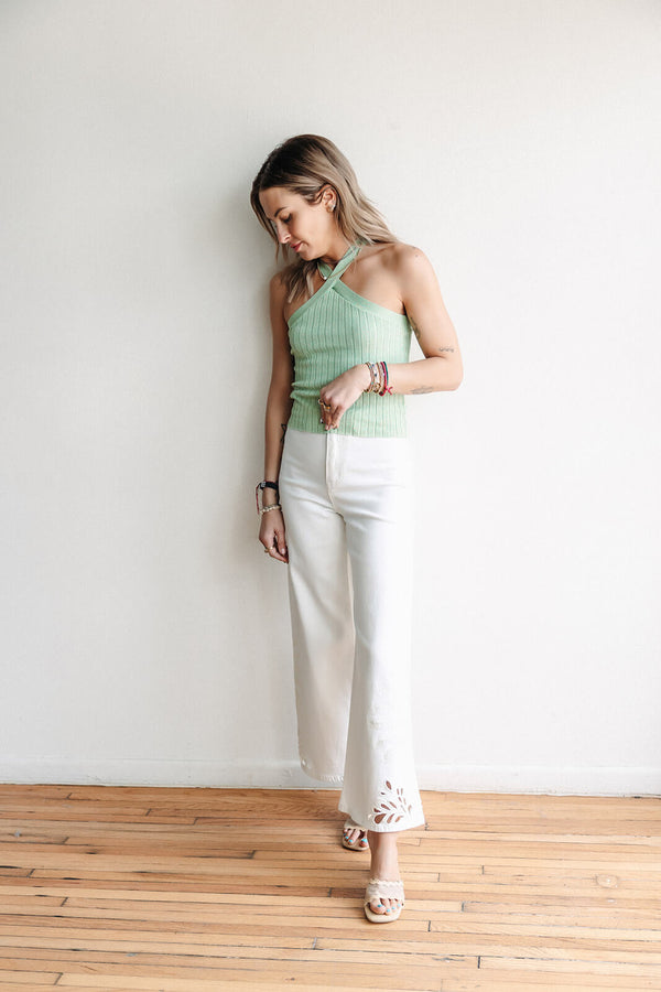 arlo-nkn-green-ribbed-halter-top