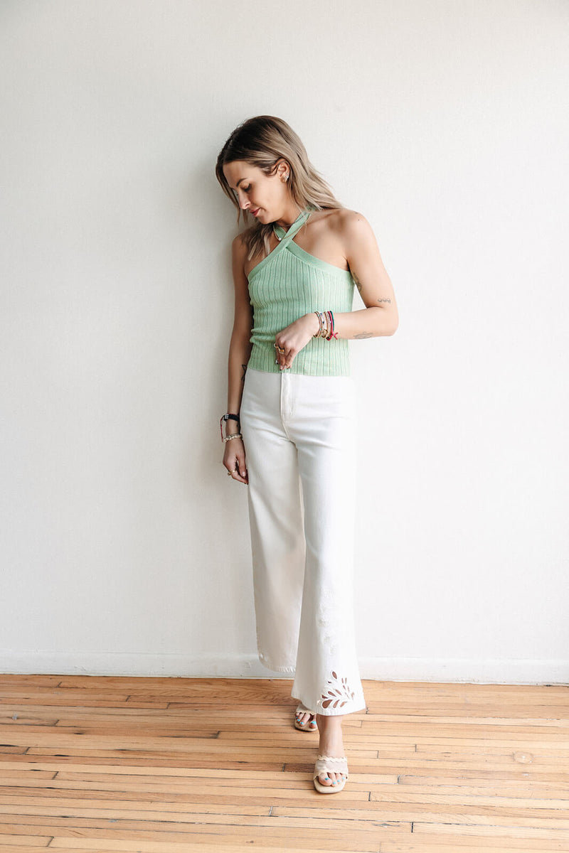 arlo-nkn-green-ribbed-halter-top