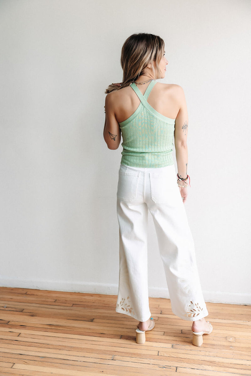 arlo-nkn-green-ribbed-halter-top