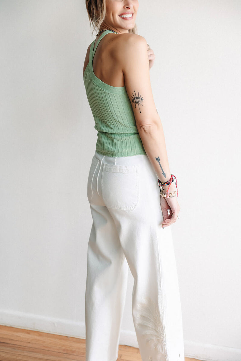 arlo-nkn-green-ribbed-halter-top