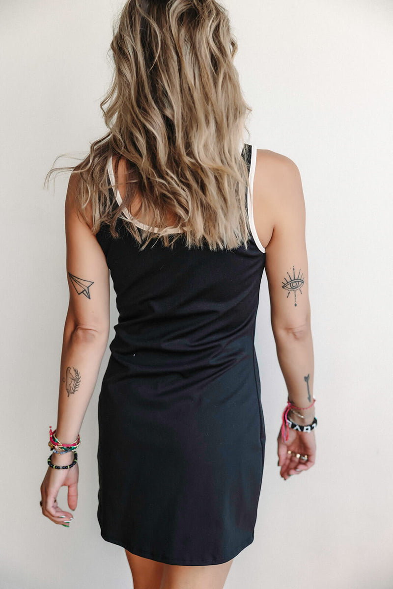 Sage On Point Tennis Romper