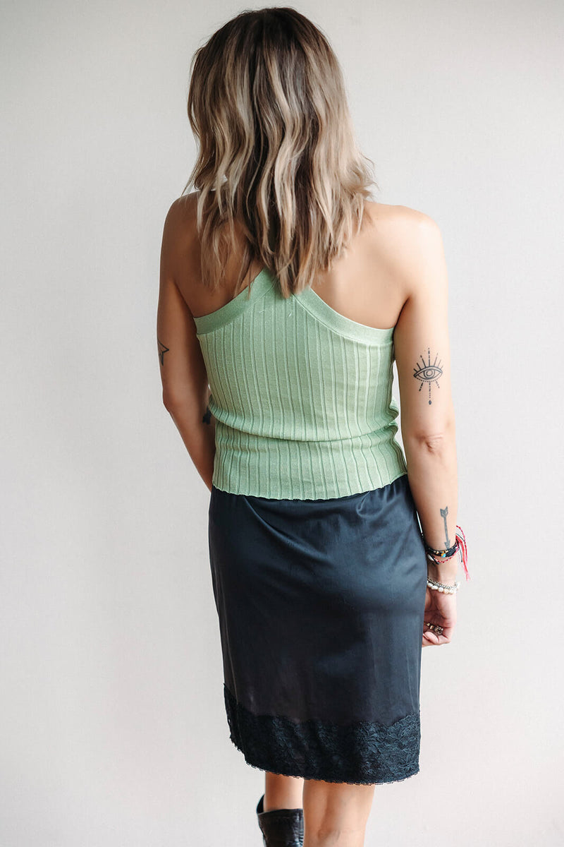 arlo-nkn-green-ribbed-halter-top