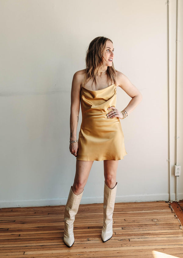 arlo-italian-romance-mini-dress-gold-silk