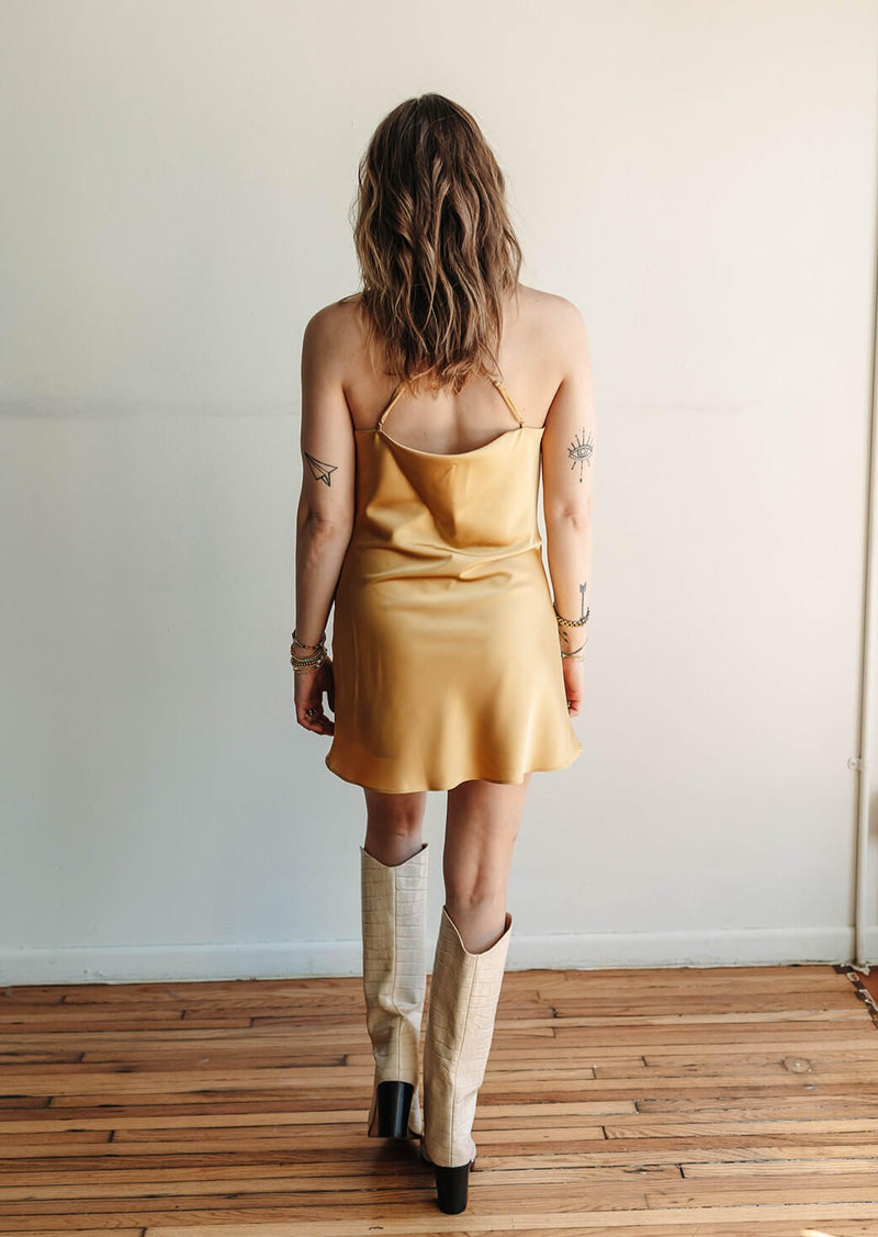 arlo-italian-romance-mini-dress-gold-silk